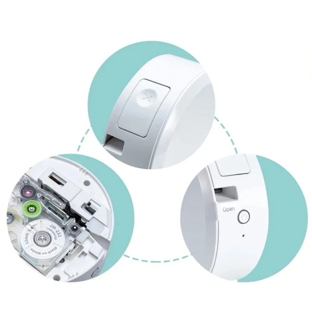 Phomemo P3100 Portable Bluetooth Printer Laminated Label Maker Machine with Tape